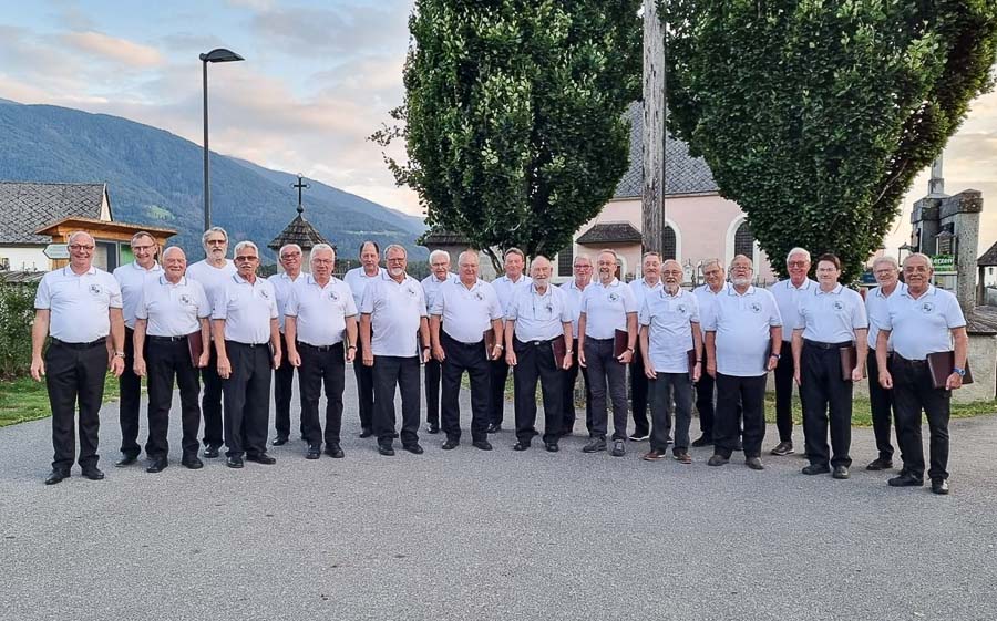 Männerchorgemeinschaft Windesheim-Waldlaubersheim in Rodeneck/Südtirol, im September 2023